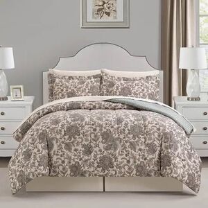 8 Piece Full Cottage Floral Comforter Set New